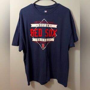 Mens Genuine Merchandise Boston Red Sox T Shirt, Size XL. Blue.